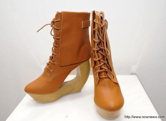 明星秋冬最爱靴款／设计鬼才林国基　靴款走另类风格　首重鞋跟变化、抢眼为主！