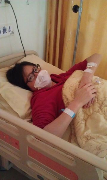 翊萱上吐下泻挂急诊